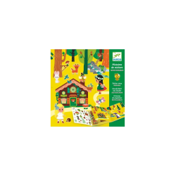 La forêt magique histoires de stickers - Djeco | K'Ado Mino
