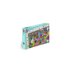 Puzzle d'observation Crazy Town 200 pièces - Djeco