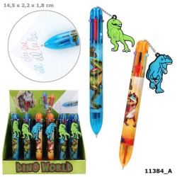 Dino World Stylo 6 couleurs | K'Ado Mino