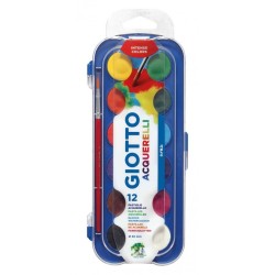 Pastilles de Gouaches 12 Couleurs - Giotto | K'Ado Mino