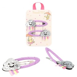 Princess Mimi Barrettes à cheveux textile | K'Ado Mino