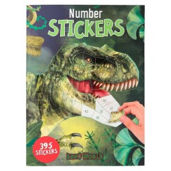 Dino World Number Sticker | K'Ado Mino