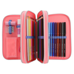 TOPModel trousse 3 compartiments avec paillettes réversibles