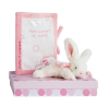 Coffret carnet de santé et doudou rose | K'Ado Mino