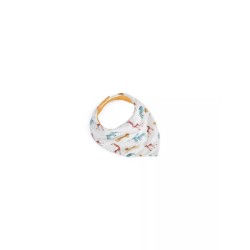 Bavoir bandana jaune Sous mon baobab - Moulin Roty