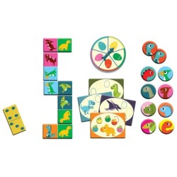 Bingo Memo Domino - Dinosaures | K'Ado Mino
