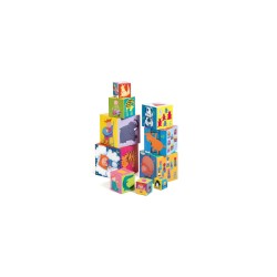 Cubes à empiler Rigolos - Djeco DJ08503