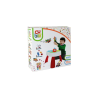 CUBIK Boîte table pour briques a picots - 50 pieces