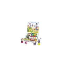 Coffret de perles éducatives Animaux de la ferme - Lalaboom