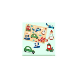 Puzzle bois coucou vroum - Djeco | K'Ado Mino