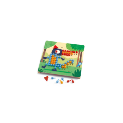 Mosaïco rigolo - Djeco DJ08136 | Jeu de mosaïque dès 4 ans