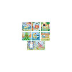 Mosaïco rigolo - Djeco DJ08136 | Jeu de mosaïque dès 4 ans