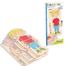 beleduc puzzle couche fille 29 pièces | K'Ado Mino