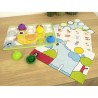 Montessori -planche D'activites et Perles - 20 Pieces