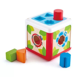 Cube Trieur de formes - Hape | K'Ado Mino
