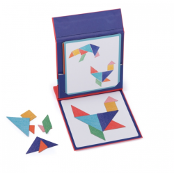 Moulin Roty Jeu de Poche Magnétique - Tangram | K'Ado Mino