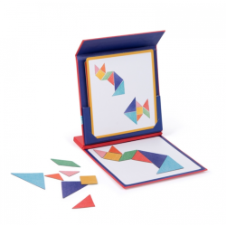 Moulin Roty Jeu de Poche Magnétique - Tangram | K'Ado Mino
