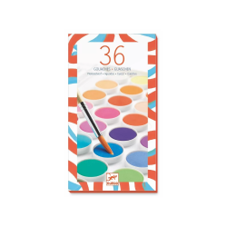 36 pastilles de gouaches - Djeco | K'Ado Mino