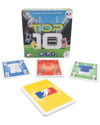 Jeu de Cartes - Top 10 Rugby | K'Ado Mino