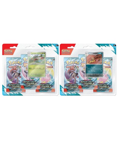 Tripack Pokémon EV09 Aventures Ensemble | K'Ado Mino