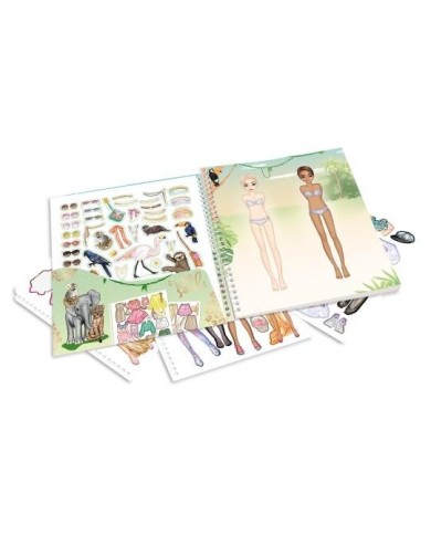TOPModel Dress Me Up Stickerbook Sa | K'Ado Mino