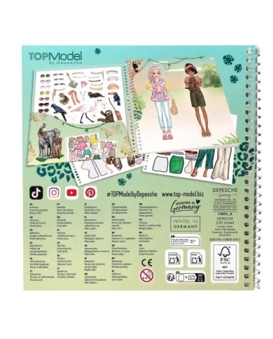 TOPModel Dress Me Up Stickerbook Sa | K'Ado Mino