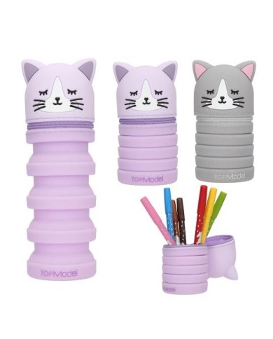 TOPModel Trousse en silicone chat – B | K'Ado Mino