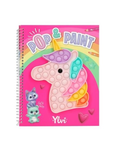 Ylvi Pop & Paint Livre de coloriage | K'Ado Mino