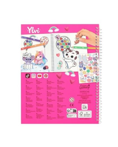 Ylvi Pop & Paint Livre de coloriage | K'Ado Mino