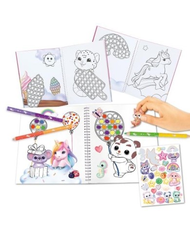 Ylvi Pop & Paint Livre de coloriage | K'Ado Mino