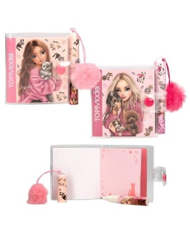 TOPModel Mini bloc-notes avec stylo FUR EVER FRIENDS