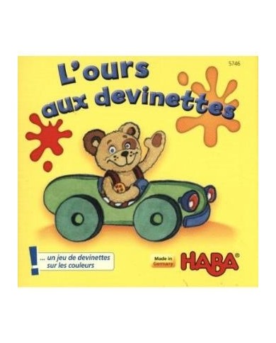 L'ours aux devinettes | K'Ado Mino