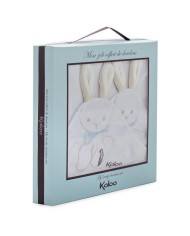 Coffret de 2 doudous lapinou praliné | K'Ado Mino