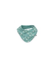 Bavoir bandana vert Pomme des Bois- Moulin Roty | K'Ado Mino