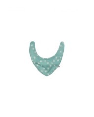 Bavoir bandana vert Pomme des Bois- Moulin Roty | K'Ado Mino