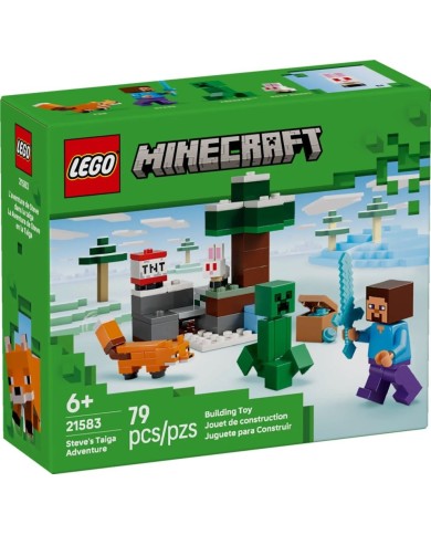 Les aventures de Steve dans la taïga LEGO Minecraft