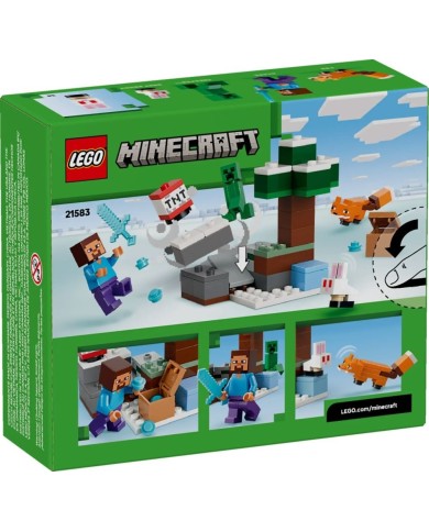 Les aventures de Steve dans la taïga LEGO Minecraft