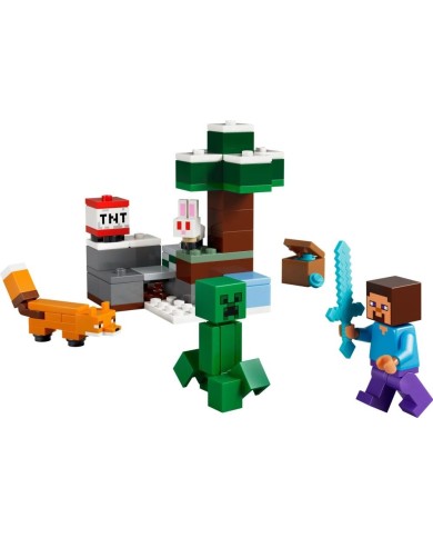 Les aventures de Steve dans la taïga LEGO Minecraft