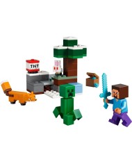 Les aventures de Steve dans la taïga LEGO Minecraft
