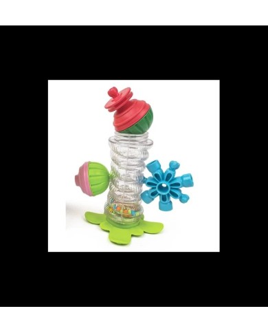 Hochet baton de pluie et perles éducatives - Lalaboom