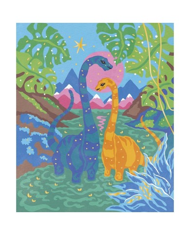 Les Ateliers du Calme - Peinture au Numéro Dinosaures