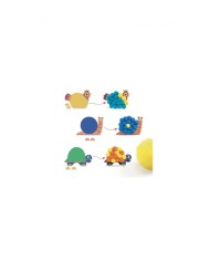 Silhouettes et pompons Animaux tout doux - Djeco