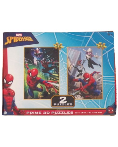 Puzzle 300p spiderman set de 2 prime 3d | K'Ado Mino