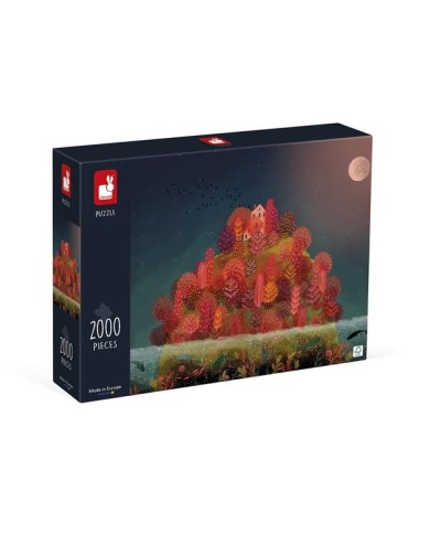 Puzzle Automne rouge 2000 pièces - Janod | K'Ado Mino