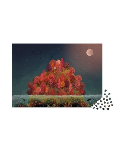 Puzzle Automne rouge 2000 pièces - Janod | K'Ado Mino