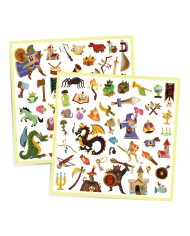 Stickers Médiéval fantastique - Djeco | K'Ado Mino