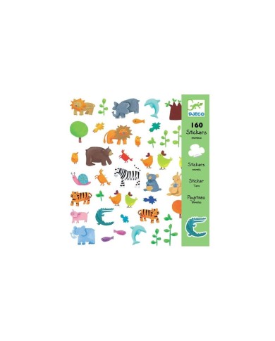 160 Stickers animaux | K'Ado Mino