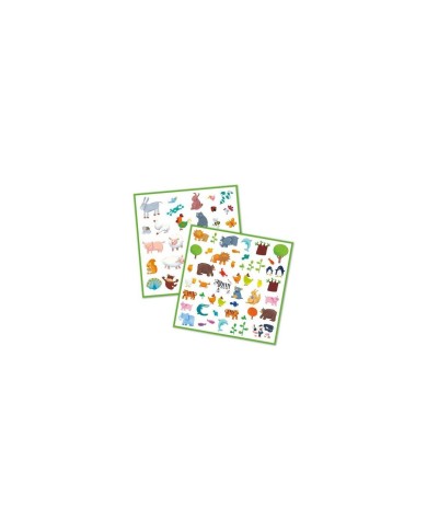 160 Stickers animaux | K'Ado Mino
