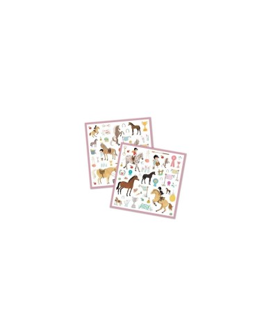 160 Stickers Les Chevaux | K'Ado Mino