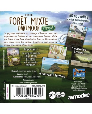 Forêt Mixte : Dartmoor - Exmoor | K'Ado Mino
